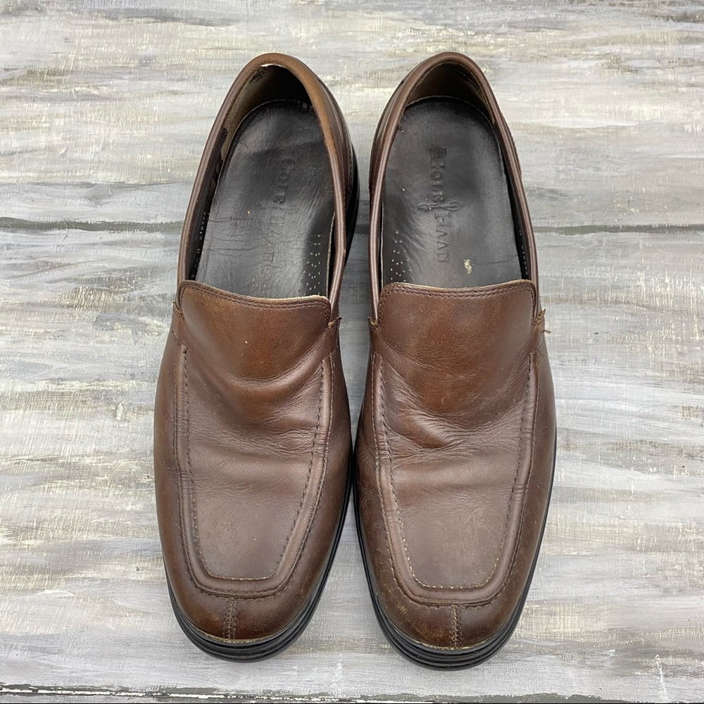 Cole Haan Nike Air Brown Leather Loafer Slip-On Comfort Dress Shoes Men’s 8.5M